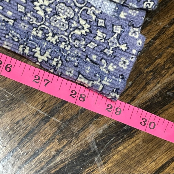 Intimately Free People Leggings Early Night Thermal Ribbed Lavender Combo Small - Picture 11 of 11